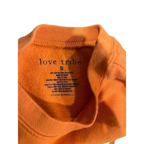 Love Tribe Peanuts And Gang Comic sweatshirt Small - Picture 2 of 2